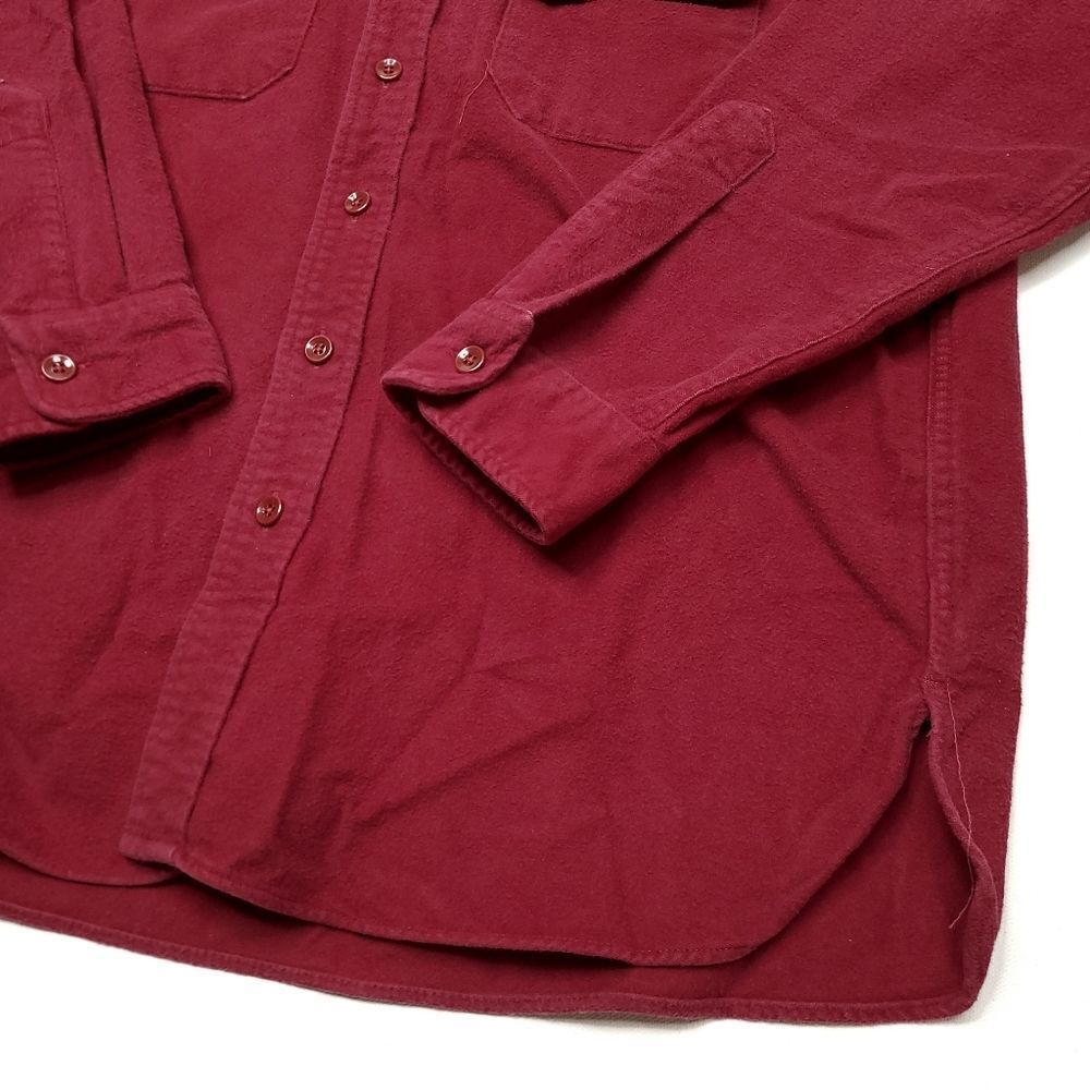 Vintage LL Chamois Flannel Shirt Mens XL Red USA Outdoors Button Up Country - Picture 3 of 7